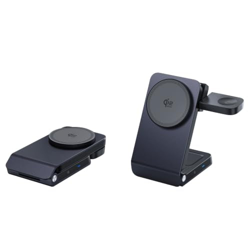 Koolehaoda Qi2.2 3 in 1 Wireless Charging Station with TEC Active Cooling