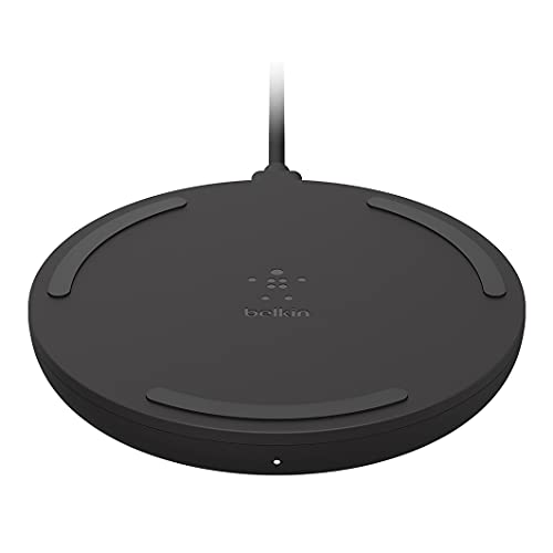 Belkin 10W Wireless Charging Pad, Qi Charger for iPhone, Galaxy - style: 10W 1-pack (OLD Version)