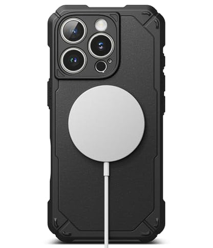 Ringke for iPhone 16 Pro Case [Rugged Gear Magnetic Black] - color: Magnetic Black, size: iPhone 16 Pro