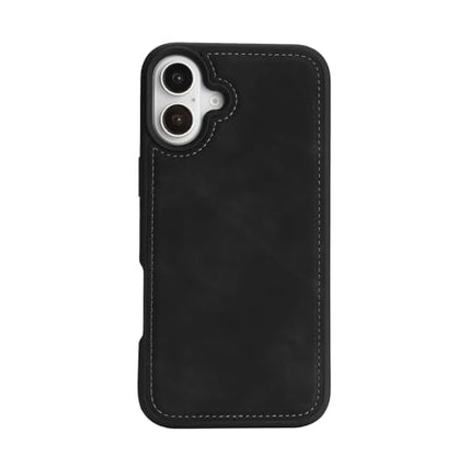 Ｈａｖａｙａ Soft-Touch Wallet Case for iPhone 16 - Matte Black | Soft touch matte finish, detachable 2-in-1 magnetic wallet with 5 card slots & kickstand, 1400 Gauss MagSafe 15W fast char - color: Matte Black