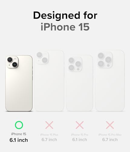 Ringke Onyx for iPhone 15 Case, [Feels Good in The Hand] Oil & Dirt Resistant, Individual Lens Covers for Cameras, Non-Slip Enhanced Grip Lightweight Cover - Dark Green | Anti-Fingerprint Texture, Slim & Lightweight Design, Non-Slip Side Pattern for Secur