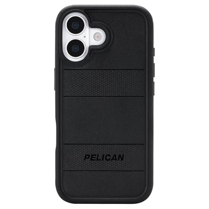 Pelican Protector iPhone 17 Case - Rugged MagSafe Phone Case - Black | Magnetic Phone Case w/16ft Military-Grade Drop Protection - Anti-Scratch, Heavy Duty Phone Cover for iPhone 17 - color: Black, style: iPhone 17