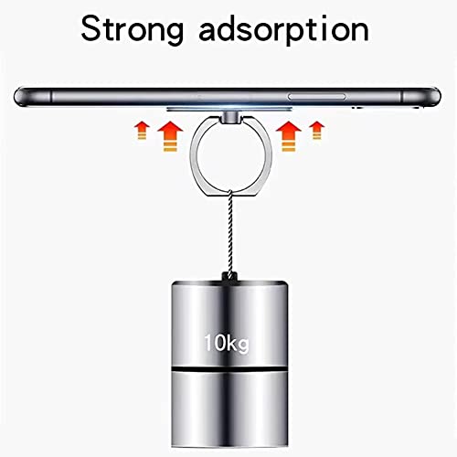 Bling Cute Flower Cell Phone Ring Holder with Crystal Rhinestone 360°Rotation Metal Finger Stand Kickstand Universal Compatible with iPhone Samsung Galaxy LG Google iPad（Hot Pink）