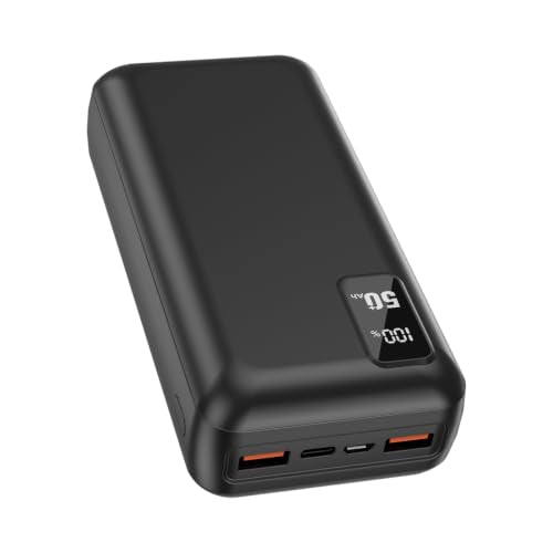 POIYTL 50000mAh Power Bank, Portable Charger 22.5W USB-C Battery Pack