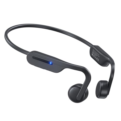 Bone Conduction Headphones, Open Ear Headphones, Superior Sound Wireless Bluetooth Running Headphones 10H Playtime, Comfortable Fit Waterproof for Music, Workouts, Travel