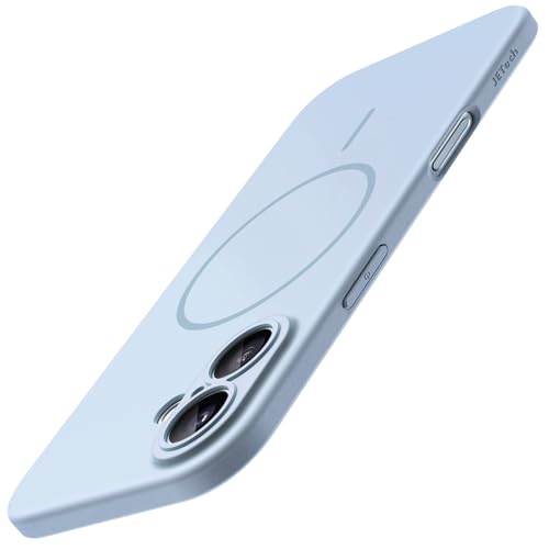 JETech Magnetic Slim Case for iPhone 17, Mist Blue - color: Mist Blue, size: iPhone 17