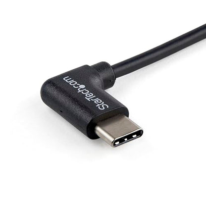StarTech 3.3ft/1m USB-A to USB-C Right-Angle Charging Cable, 3A (USB2AC1MR) - size: 3 ft / 1m, style: USB 2.0 - C to A