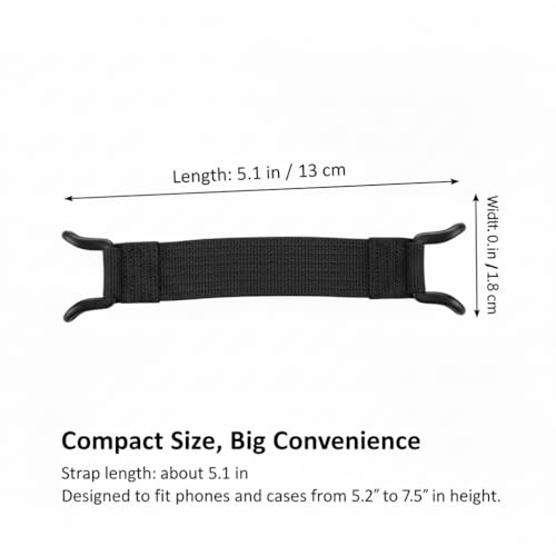 3 Pack Mobile Phone Security Hand Strap Holder for 5.2-7.5 Inch Smartphones Universal Drop Prevention Elastic Bundle Grip Belt for Kindle Phone 13/12/11/Xr/Xs Max and Other Smartphones
