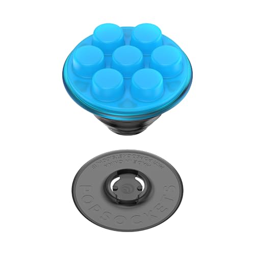 PopSockets Adhesive Phone Grip, Holder- Popper Electric - color: Popper Blue, style: Adhesive