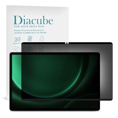 Magnetic & Nano Adsorption 360° 4-Way Privacy Screen Protector for Samsung Galaxy Tab S9 FE / Tab S10 FE 10.9 inch | Detachable, Anti-Spy, Anti-Fingerprint | Works in Both Landscape & Portrait Modes - size: Galaxy Tab S9 FE/S10 FE 10.9 inch
