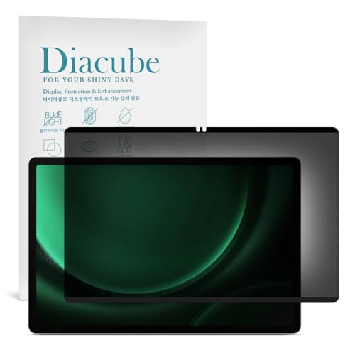 Magnetic & Nano Adsorption 360° 4-Way Privacy Screen Protector for Samsung Galaxy Tab S9 FE / Tab S10 FE 10.9 inch | Detachable, Anti-Spy, Anti-Fingerprint | Works in Both Landscape & Portrait Modes - size: Galaxy Tab S9 FE/S10 FE 10.9 inch