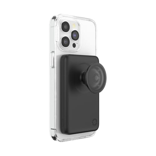 PopSockets PowerPack Phone Charger with MagSafe- Black - color: Black