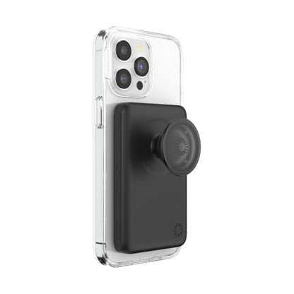PopSockets PowerPack Phone Charger with MagSafe- Black - color: Black