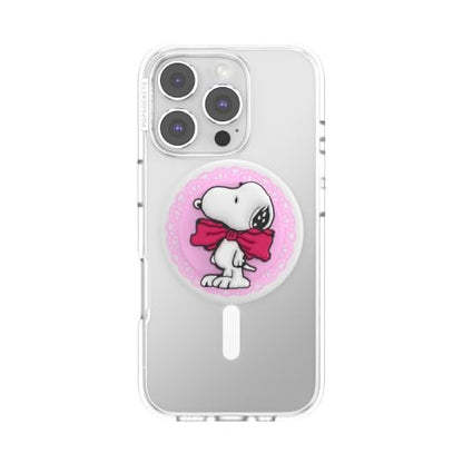 PopSockets Phone Grip for MagSafe, Magnetic Holder- Tied in a Bow - color: Snoopy Tied a Bow, style: MagSafe