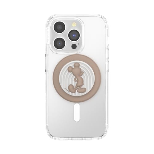 PopSockets Phone Grip for MagSafe, Magnetic Holder- Latte Mickey - color: Latte Mickey, style: MagSafe