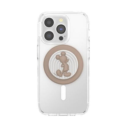 PopSockets Phone Grip for MagSafe, Magnetic Holder- Latte Mickey - color: Latte Mickey, style: MagSafe