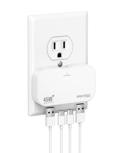 Flat USB Wall Plug, PD 45W Ultra Thin Foldable GaN III Fast Charger - size: PD45W (2A+2C)