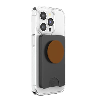 PopSockets Phone Grip & Stand - Brown PopSockets PopWallet for MagSafe - style: Magnetic PopWallet