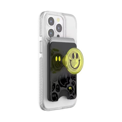 PopSockets Phone Wallet for MagSafe with Grip- All Smiles - color: All Smiles, style: MagSafe