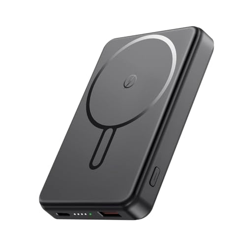 Power Bank 12000mAh Magnetic Portable Charger Power Bank PD 22.5W USB C Fast Charging Wireless Battery Pack Phone Charger for iPhone 16/15/14/13/12 All Series