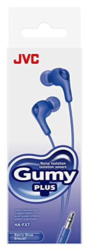 JVC Gumy HAFX7AN in Ear Earbud Headphones, Blue - color: Blue, size: No Mic