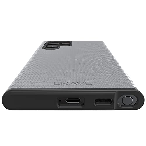 Crave Galaxy S22 Ultra Case, Shockproof Protection Dual Layer Case for Samsung Galaxy S22 Ultra 5G (6.8 inch) - Slate - color: Slate, size: Galaxy S22 Ultra