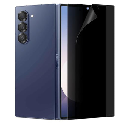 2 Pack Anti Glare Matte Privacy Screen Protector Compatible with Samsung Galaxy Z Fold 6 [Front Screen Only] EPU+TPU Hybrid Film, Anti Fingerprint, Self-Healing,Case Friendly, Easy Installation - size: Galaxy Z Fold 6