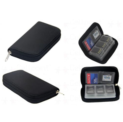 1pcs Memory Card Storage Carrying Pouch Case Holder Wallet for CF/SD/SDHC/MS/DS