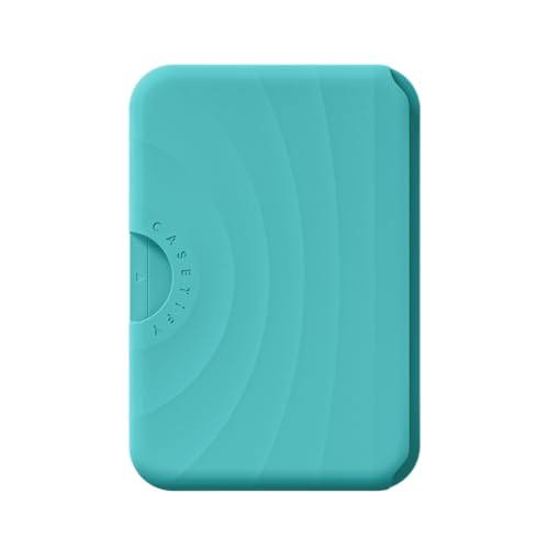 CASETiFY Snappy Ripple Wallet [Campatible with Magsafe] - Mint Blue - color: Mint Blue