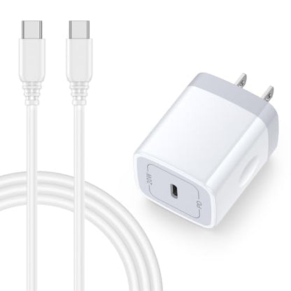 USBC Wall Plug Phone Charger Block Fast Charging Adapter for Samsung Galaxy - color: white