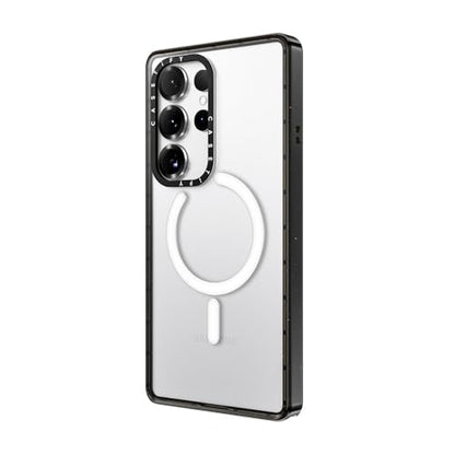 CASETiFY for Galaxy S25 Ultra Case - Impact Magnetic Clear Black | Wireless charging and MagSafe compatible | 8.2 ft. 4X Military Grade Drop Protection | Black - color: Clear Black, size: Galaxy S25 Ultra (6.9")