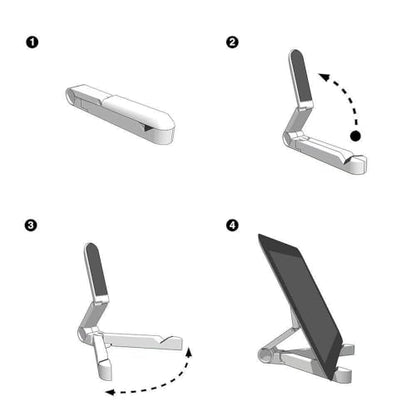 Kado Tablet Stand for Tablet, Adjustable Portable Monitor Holder, Foldable iPad Accessories for Office Compatible with Kindle, Switch, Surface Pro, iPad Pro/Air/Mini, iPhone Pro/Max/Plus