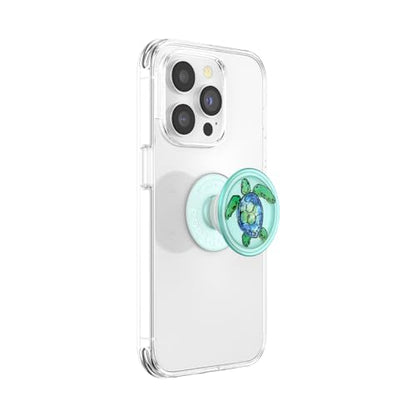 PopSockets Adhesive Phone Grip, Holder- Translucent Tortuga