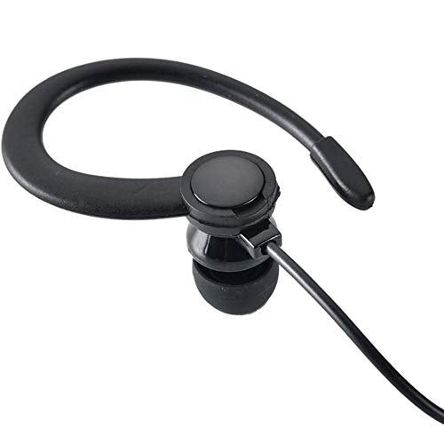 Single Side Earphone in-Ear Stereo to Mono Earbuds,3.5mm Plug Ear Hook Earpiece,Compatible Android Smartphones MP3 Players
