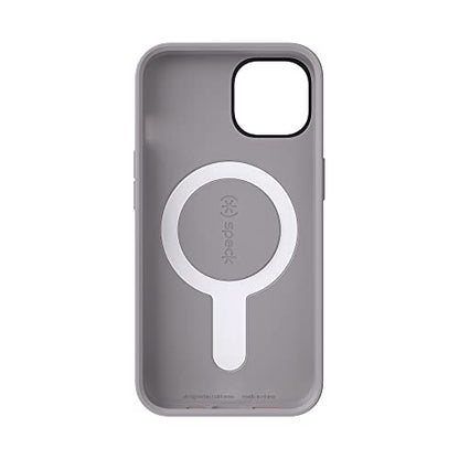 Speck iPhone 13 Case - Drop Protection & Scratch Resistant, Built for MagSafe for iPhone 13 Cases - Dual Layer Case, Slim Design Case for iPhone 13 - Rosy Pink, Cathedral Grey CandyShell Pro - color: Rosy Pink/Cathedral Grey