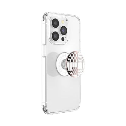 PopSockets Adhesive Phone Grip, Holder- Gilded Patchwork - color: Blue
