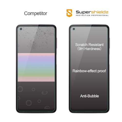 Supershieldz (3 Pack) Designed for Motorola Moto G Power (2021) Tempered Glass Screen Protector, Anti Scratch, Bubble Free