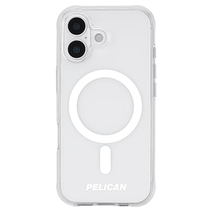 Pelican Ranger iPhone 17 Case - MagSafe Phone Case - Clear | Rugged Magnetic Phone Case w/14ft Military-Grade Drop Protection - Anti-Scratch, Heavy Duty Phone Cover for iPhone 17 - color: Clear, style: iPhone 17