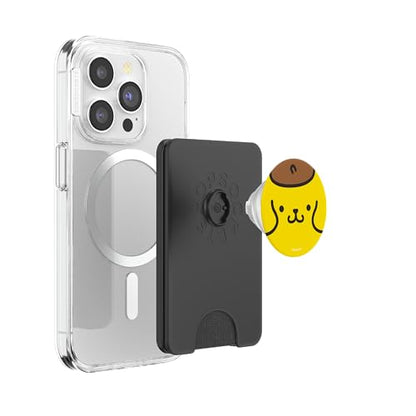 Pompompurin Open Face PopSockets Stand for Smartphones and Tablets PopSockets PopWallet for MagSafe - style: Magnetic PopWallet