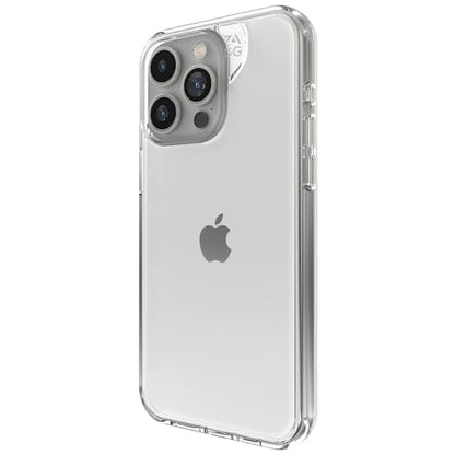 ZAGG Crystal Palace iPhone 15 Pro Max Phone Case - Drop Protection (13ft/4m), Anti-Yellowing & Scratch-Resistant iPhone Case, Wireless Charging Compatibility, Clear - size: iPhone 15 Pro Max, style: Without Magsafe