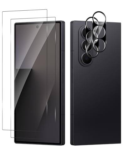 For Galaxy Z Fold 7 Screen Protector HD Clear (2+2 Pack) - size: Samsung Galaxy Z Fold 7