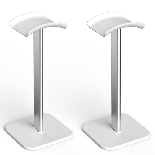 Headphone Stand for Desk - Headset Stand Headphone Holder (White_2 Pack) - color: White_2 Pack