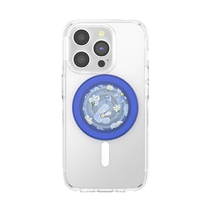 PopSockets Phone Grip for MagSafe, Magnetic Holder- Blue Fields - color: Blue Fields
