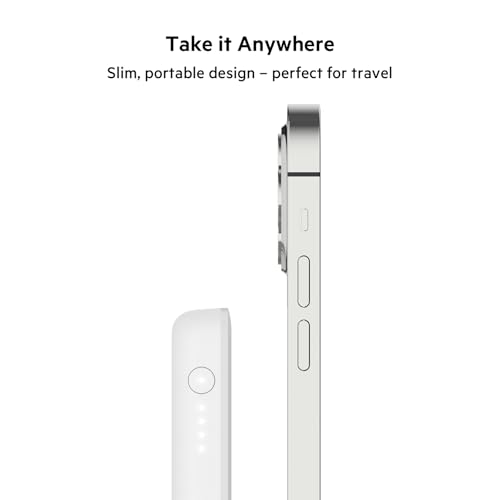 Belkin 7.5W Magnetic Wireless Power Bank, MagSafe Charger for iPhone