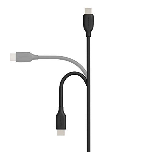 Amazon Basics USB-C to USB-A 2.0 Fast Charging Cable, 480Mbps Data Transfer Speed, USB-IF Certified, Durable, for Apple iPhone 16/15, iPad, Samsung Galaxy, Tablets, Laptops, 3 Foot, Black - color: Black, size: 3 Feet