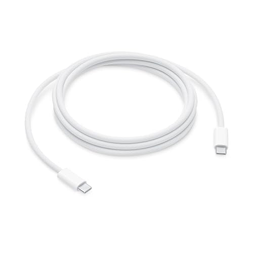 Apple 240W USB-C to USB-C Woven Charge Cable (2 m): Fast and Convenient Charging - size: 2m