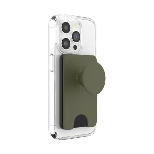 PopSockets Phone Wallet for MagSafe with Grip- Fatigue - color: Fatigue, style: MagSafe