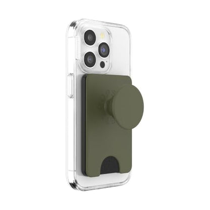 PopSockets Phone Wallet for MagSafe with Grip- Fatigue - color: Fatigue, style: MagSafe