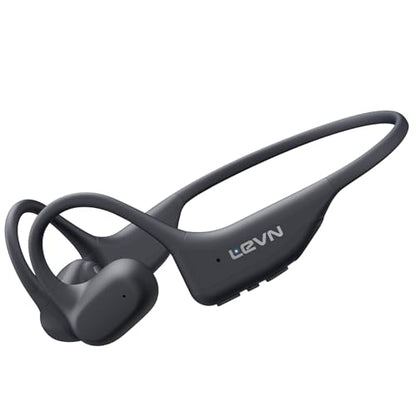 LEVN Open Ear Headphones, Running Headphones Bluetooth 5.3, 14H Battery Sweatproof & Water-Resistant, Wireless with Built-in Mic for Sport, Cycling, Workout, Gift