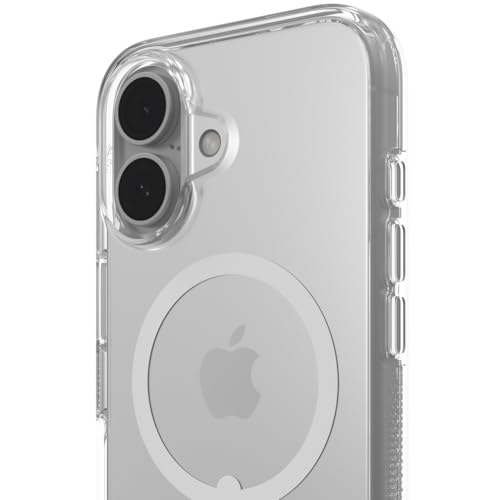 ZAGG Crystal Palace Snap Case for iPhone 16 – Military-Grade 13ft Drop Protection, MagSafe Compatible, Crystal Clear, Anti-Yellowing, Graphene-Reinforced, Made from Recycled Materials - size: iPhone 16, style: With Magsafe